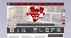 Desktop Screenshot of elcuartitodelosroles.com