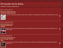 Tablet Screenshot of elcuartitodelosroles.com
